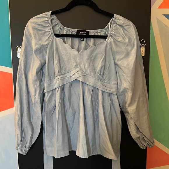 Blue business casual top from Fifty Street bought at Ross - Picture 1 of 3